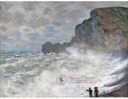 VCM 115 Claude Monet - Drsné počasí v Etretat