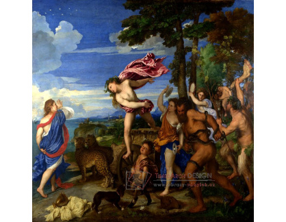 Tizian - Bacchus a Ariadne