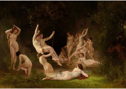 R15-159 Adolph William Bouguereau - Nymfy