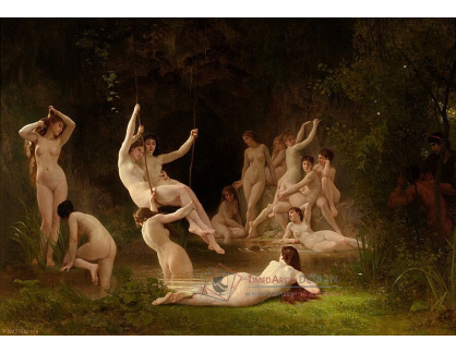 R15-159 Adolph William Bouguereau - Nymfy