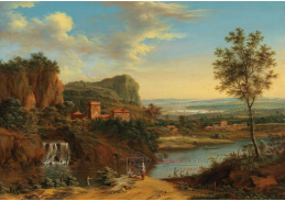 DDSO-1712 Johann Christian Vollerdt - Rozsáhlá říční krajina