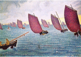KO IV-483 Paul Signac - Regata před Concarneau