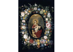 VKZ 150 Jan Brueghel a Frans Francken - Madonna s dítětem v girlandě květin