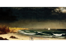 A-1257 Martin Johnson Heade - Pláž poblíž Newportu
