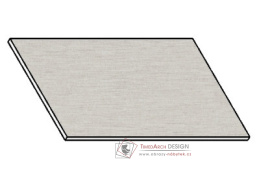 Kuchyňská pracovní deska 90 cm aluminium mat