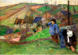 R9-215 Paul Gauguin - Pastýř a vesničanka