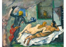 VR10-56 Paul Cézanne - Odpoledne v Neapoli s černým sluhou
