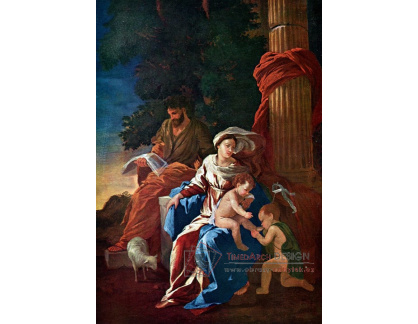 VF332 Nicolas Poussin - Svatá rodina