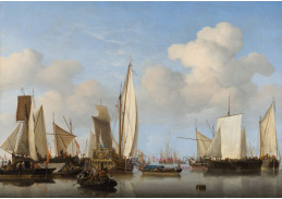 VH472 Willem van de Velde - Lodě v přístavu