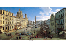 VP219 Gaspar van Wittel - Piazza Navona v Římě