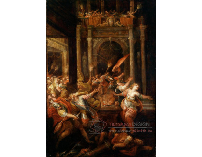 XV-113 Andrea Celesti - Smrt krále Priama