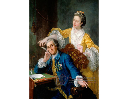 KO V-341 William Hogarth - David Garrick s manželkou