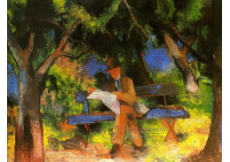 A-6063 August Macke - Muž v parku