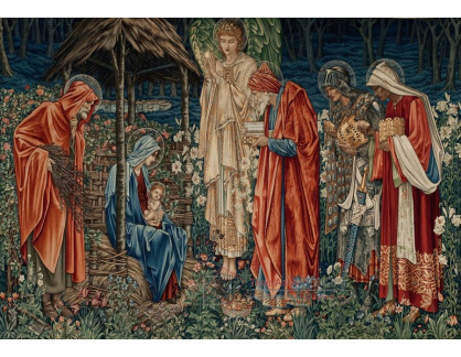 A-7337 Edward Burne-Jones - Klanění tří králů