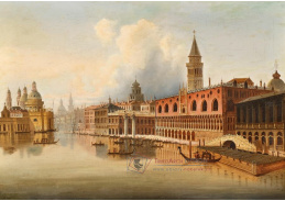 A-7505 Johann Wilhelm Jankowski - Motiv z Benátek