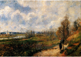 VCP-444 Camille Pissarro - La Sente du Chou v Pontoise