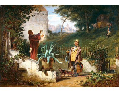 SO XIV-398 Carl Spitzweg - Kamarádi z dětství