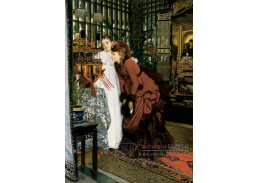 KO II-44 James Tissot - Mladé ženy se dívají na japonské předměty