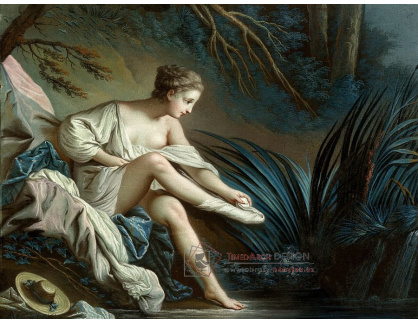 KO III-133 Francois Boucher - Koupající se nymfa