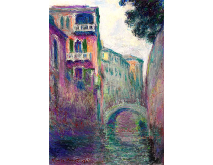 A-301 Claude Monet - Le rio de la salute v Benátkách