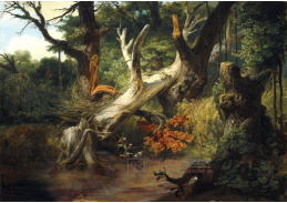 A-2163 Horace Vernet - Lov v Pontine Marshes
