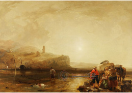 DDSO-3202 Augustus Wall Callcott - Pobřežní scéna s rybáři