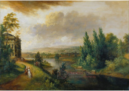 A-7443 Christian Georg Schütz - Zámek Schönbusch nedaleko Aschaffenburgu