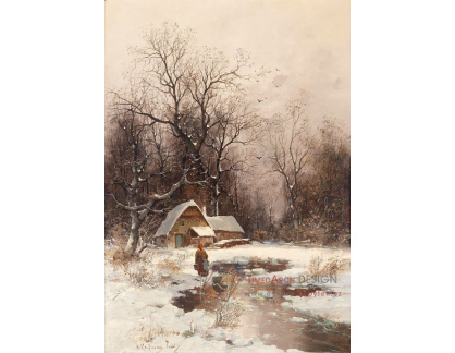 D-6030 Adolf Kaufmann - V zimní krajině