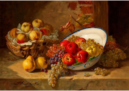 D-9279 Arthur-Alfred Brunel de Neuville - Zátiší s jablky, hruškami a hrozny