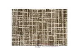 STELLAN, koberec 100x150cm, béžová / hnědá