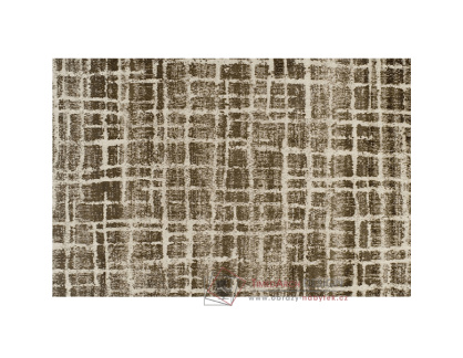 STELLAN, koberec 100x150cm, béžová / hnědá