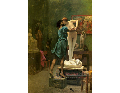 VF288 Jean-Leon Gerome - Pygmalion a Galatea