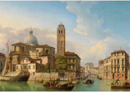 DDSO-1791 Neznámý autor - Pohled na San Geremia a Cannaregiu od Grand Canal v Benátkách
