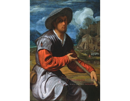SO XVII-305 Giovanni Girolamo Savoldo - Pastýř s flétnou
