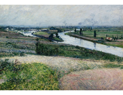 KO I-358 Gustave Caillebotte - Seina u přístavu v Epinay