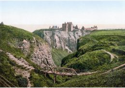 Fotochrom VF 84 Hrad Dunnottar, Skotsko
