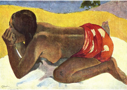A-2977 Paul Gauguin - Otahi Alone