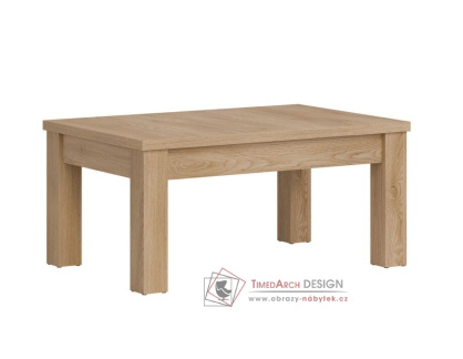 MILTON LA11, konferenční stolek 101,5x67,5cm, dub cremona torro