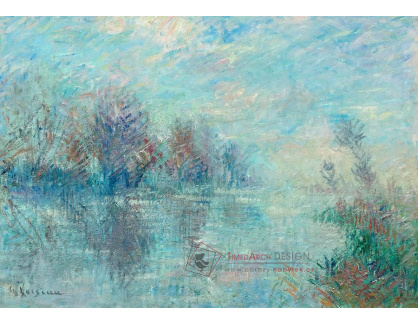 DDSO-3522 Gustave Loiseau - Řeka Eure v zimě