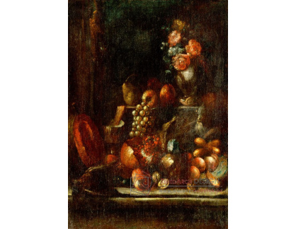 D-8696 Neznámý autor - Zátiší s ovocem a vázou