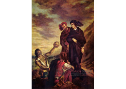 VEF 48 Eugene Ferdinand Victor Delacroix - Hamlet a Horatio na hřbitově