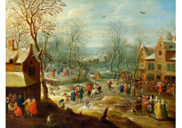 DDSO-761 Jan van Peeter Bredael - Lovecká zimní scéna