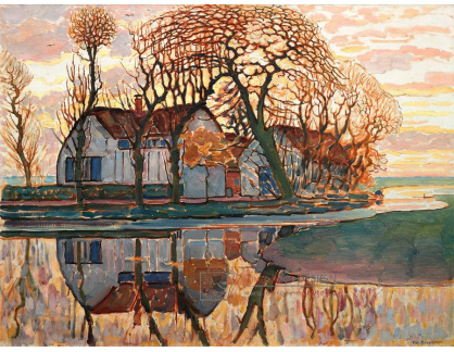 A-3736 Piet Mondrian - Farma poblíž Duivendrechtu