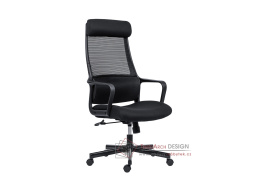 FARO, kancelářská židle, látka + síťovina černá