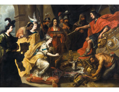 DDSO-5291 Pauwels Casteels - Královna ze Sáby před králem Salomonem