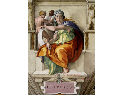 A-72 Michelangelo Buonarroti - Sibyla Delfská