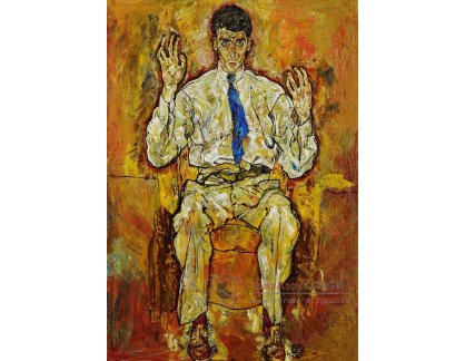 VES 216 Egon Schiele - Portrét Alberta Paris von Gütersloh