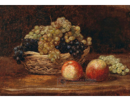 D-8819 Henri Fantin-Latour - Koš s hrozny a dvěma jablky