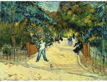 R2-1230 Vincent van Gogh - Vchod do veřejného parku v Arles