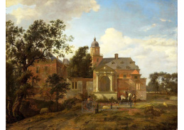 SO V-131 Jan van der Heyden a Adriaen van de Velde - Pohled na zámek Nyenrode